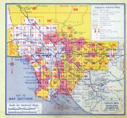 Index Map, Los Angeles County 1956